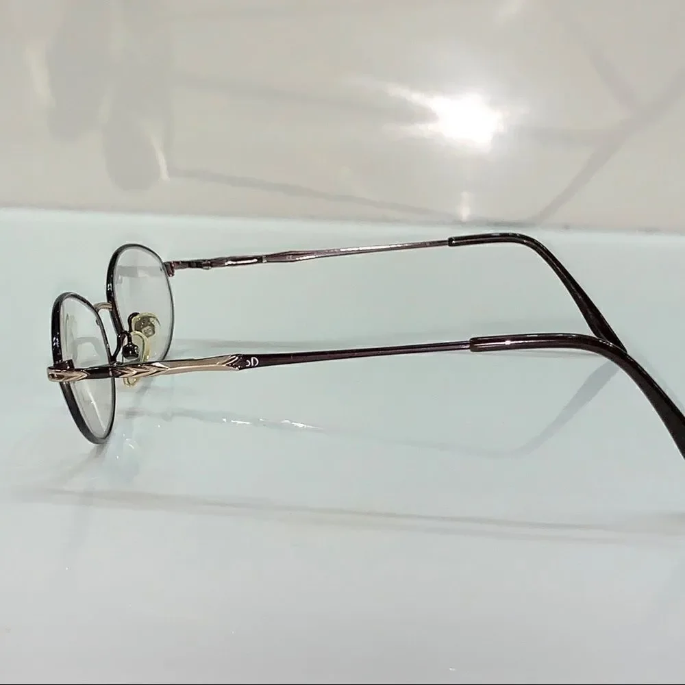 Catherine Deneuve Womens Eyeglasses Frame Black